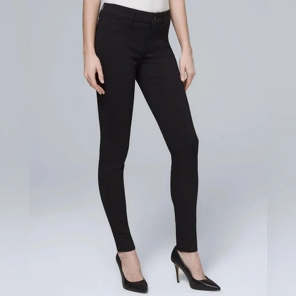 White House Black Market Black Skinny Jeans - Picture 1 of 7